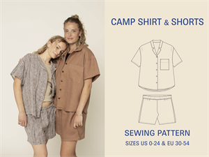Wardrobe By Me snitmønster - Camp Shirt & Shorts
